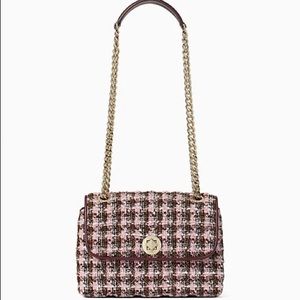 Kate Spade natalia tweed small flap crossbody